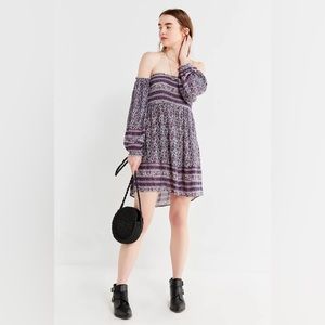 NWT Raga Sydney Off-The-Shoulder Mini Dress